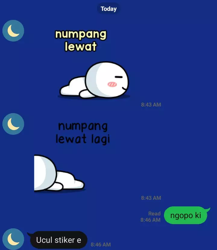 Chat kocak kakak adik © berbagai sumber