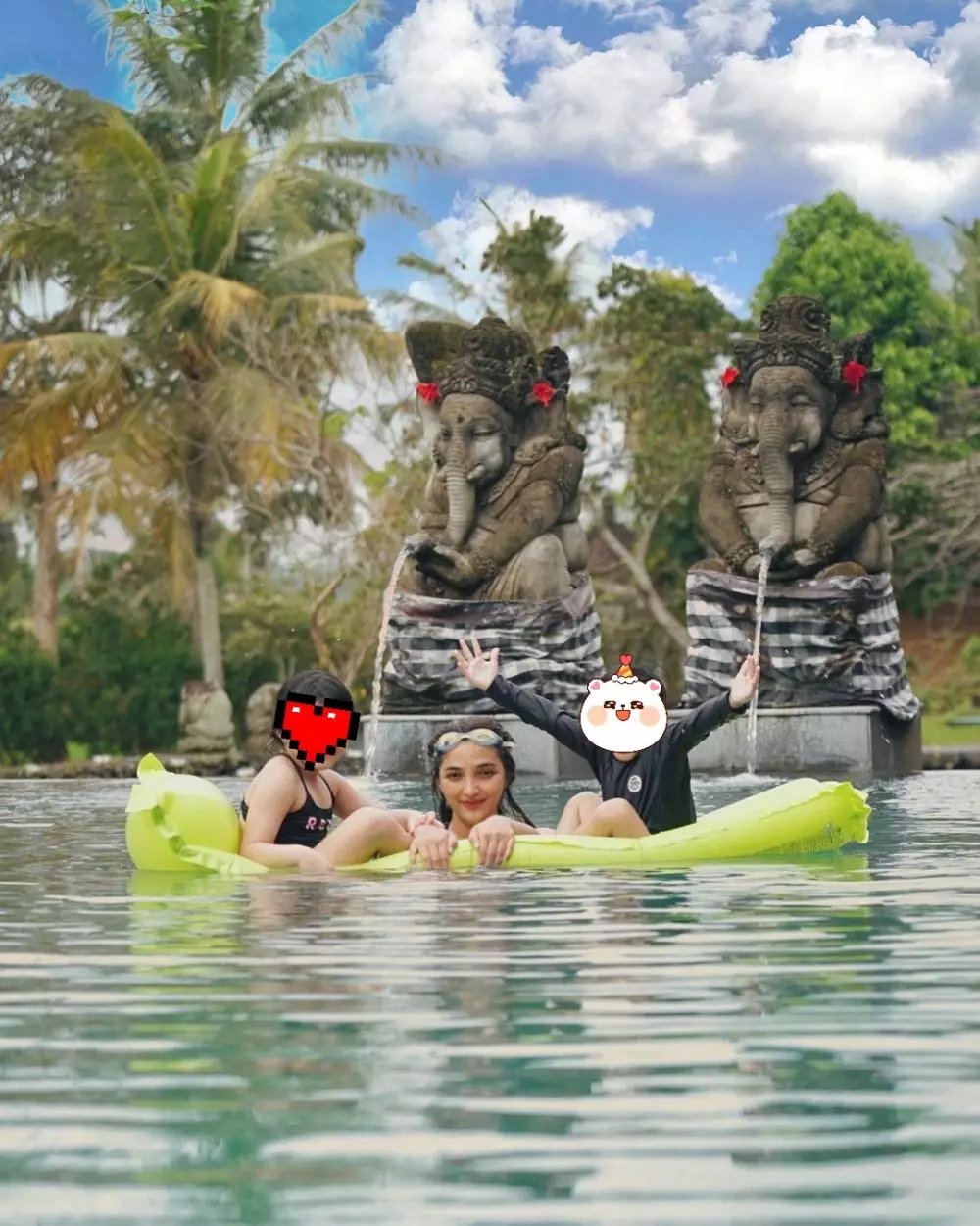 Penyanyi olahraga bareng anak © 2021 brilio.net