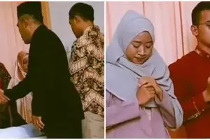 Pilu wanita jadi saksi suami menikah lagi dengan mantan kekasih