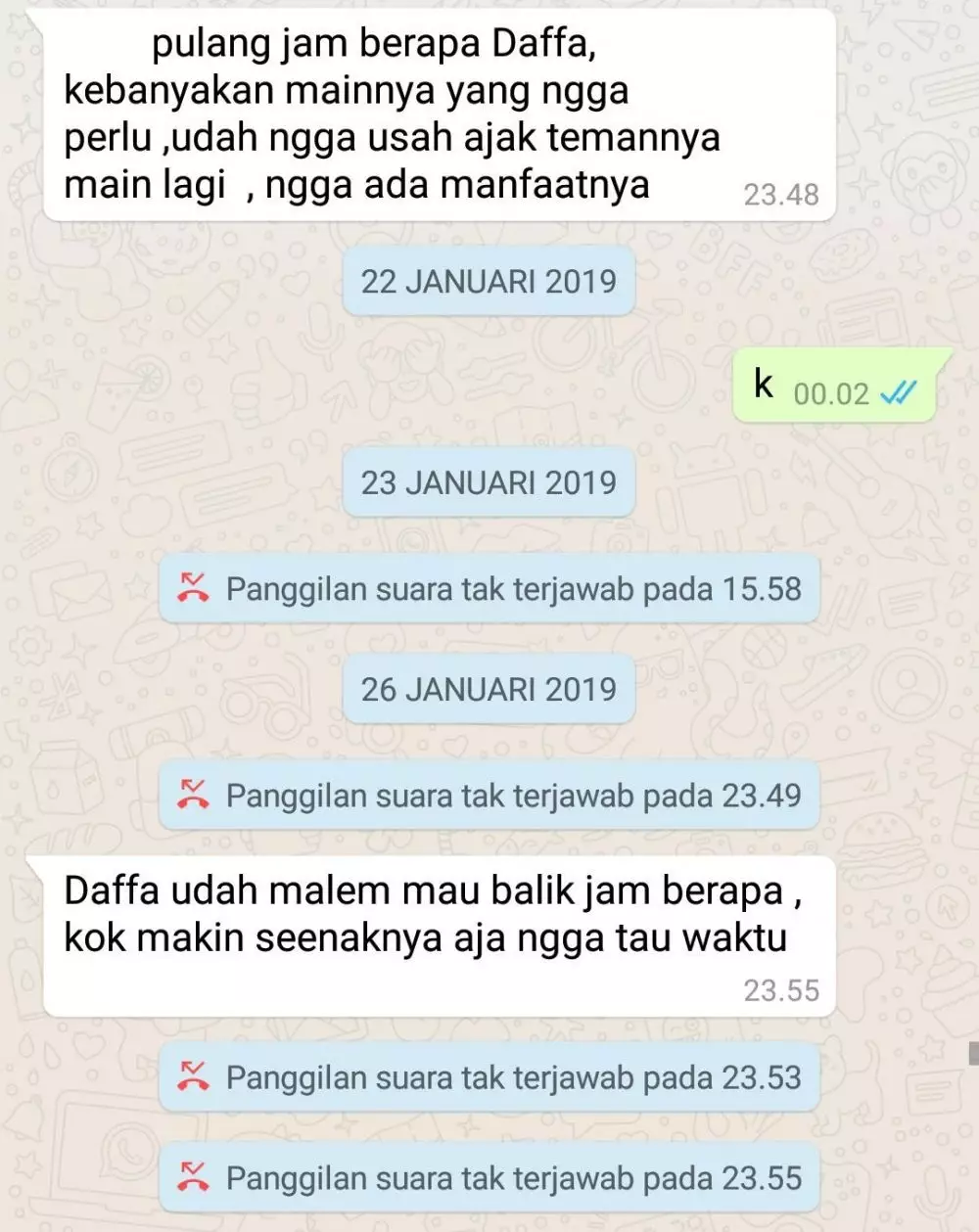 Chat lucu keluh kesah emak © berbagai sumber