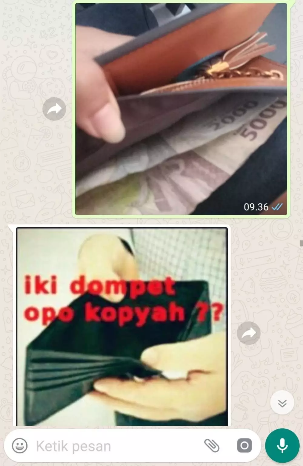 Chat lucu keluh kesah emak © berbagai sumber