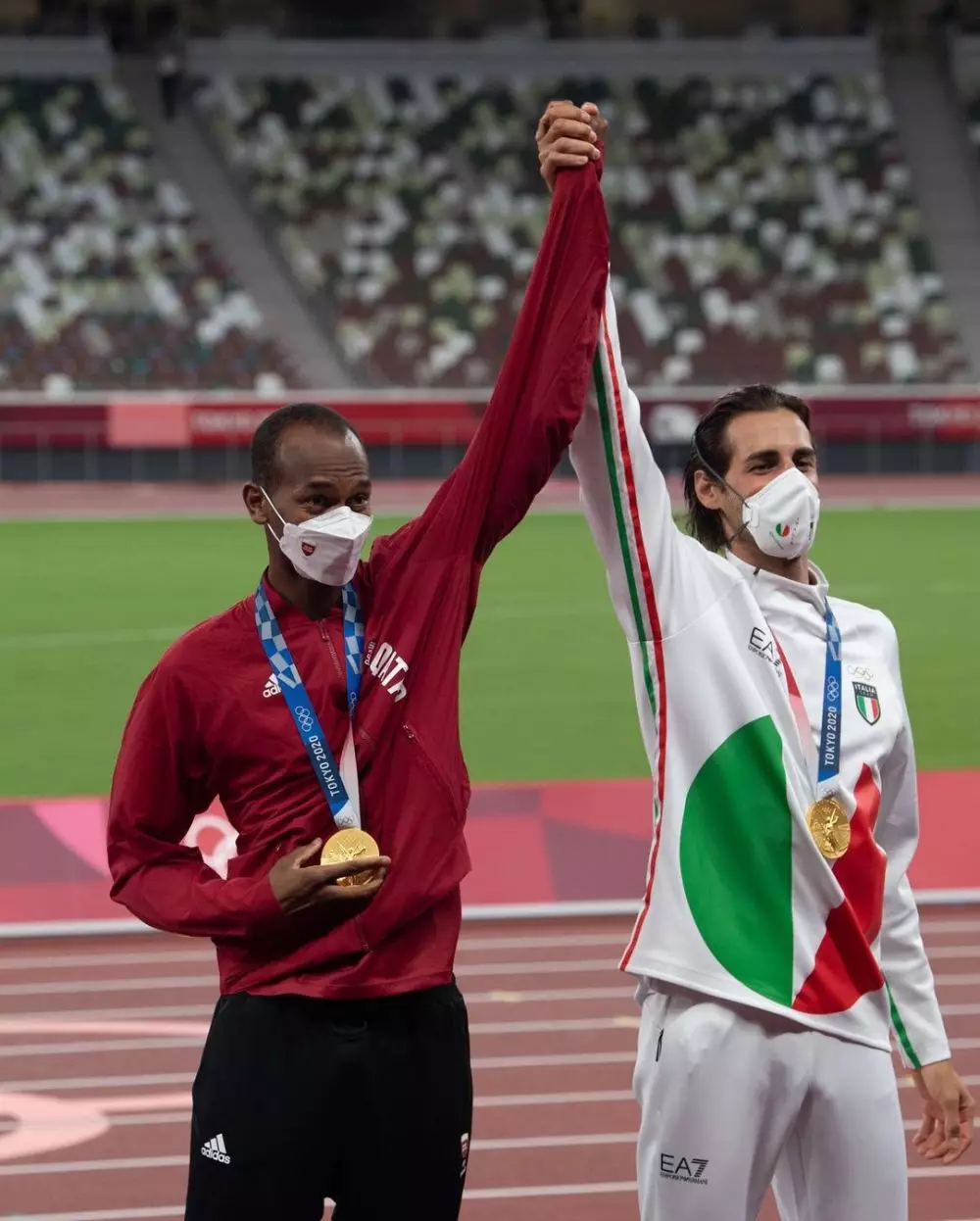 dua atlet Olimpiade Tokyo berbagi medali emas © 2021 brilio.net