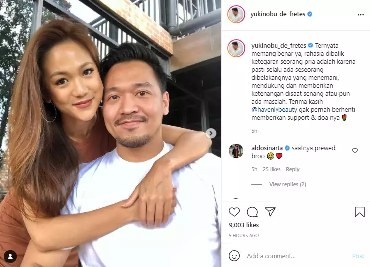 Michael Yukinobu go public kisah cinta Instagram