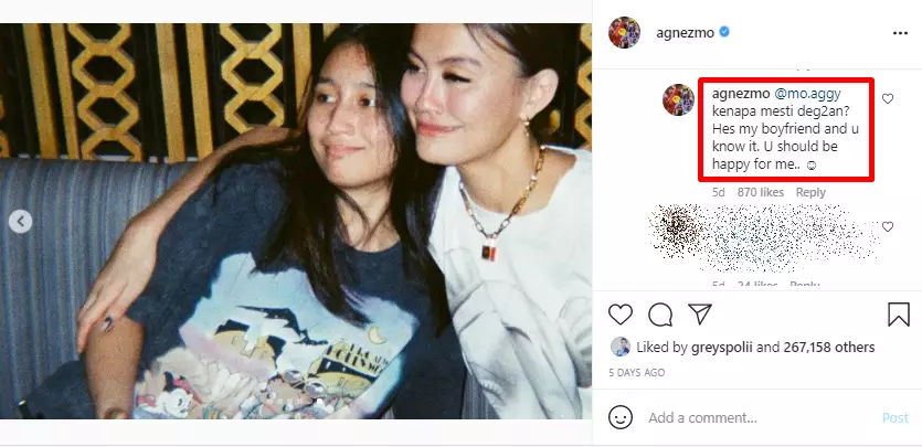 Agnez Mo akui pacaran dengan Adam Rosyadi Instagram Agnez Mo akui pacaran dengan Adam Rosyadi Instagram