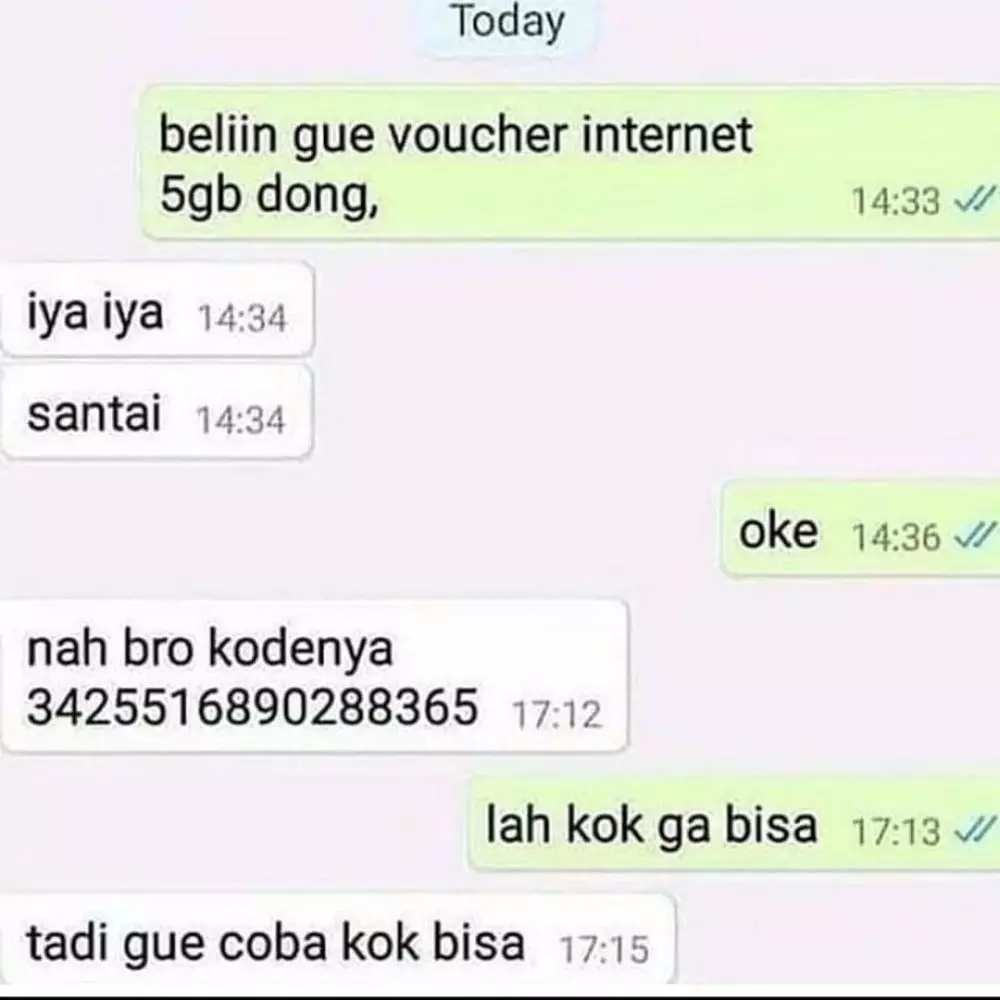 chat lucu temen gagal bohong © 2021 1cak.com