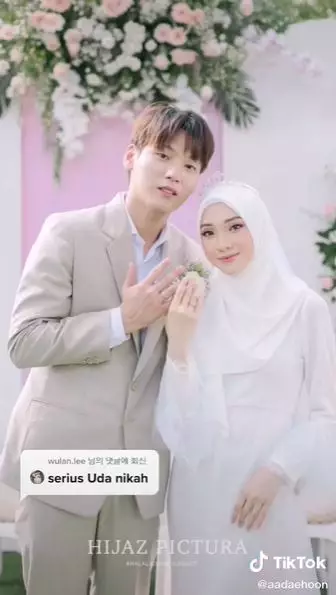 seleb tiktok daehoon nikah © 2021 berbagai sumber
