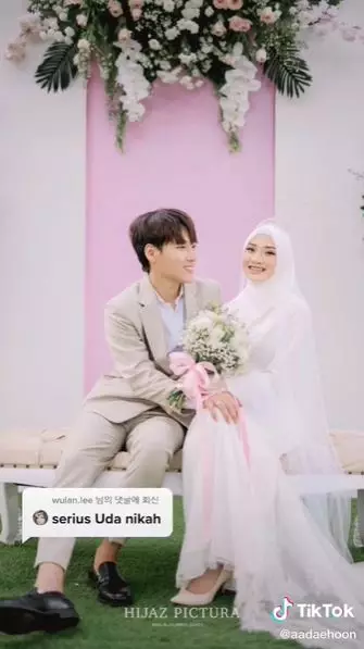 seleb tiktok daehoon nikah © 2021 berbagai sumber