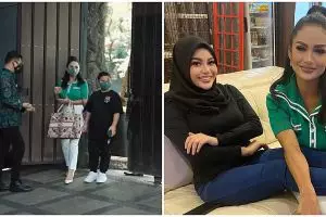 11 Momen Krisdayanti jenguk Atta-Aurel, makan mi hingga main kura-kura