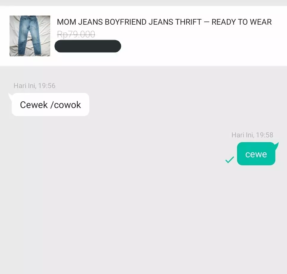 Chat lucu bertanya ke seller © Twitter Chat lucu bertanya ke seller © Twitter