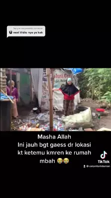 Kisah kakek nenek dorong becak cari botol bekas © TikTok/@calonitsriidaman Kisah kakek nenek dorong becak cari botol bekas © TikTok/@calonitsriidaman