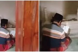 Heboh penampakan makam di dalam rumah, penghuni tetap santai