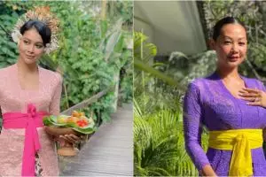 Potret 9 model catwalk pakai baju adat Bali, pesona Luna Maya melejit