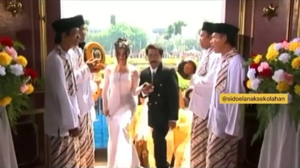 Pernikahan Si Doel dan Sarah © 2021 brilio.net