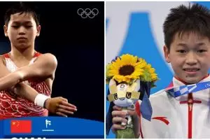 Atlet 14 tahun sabet medali emas di Olimpiade Tokyo, skornya sempurna