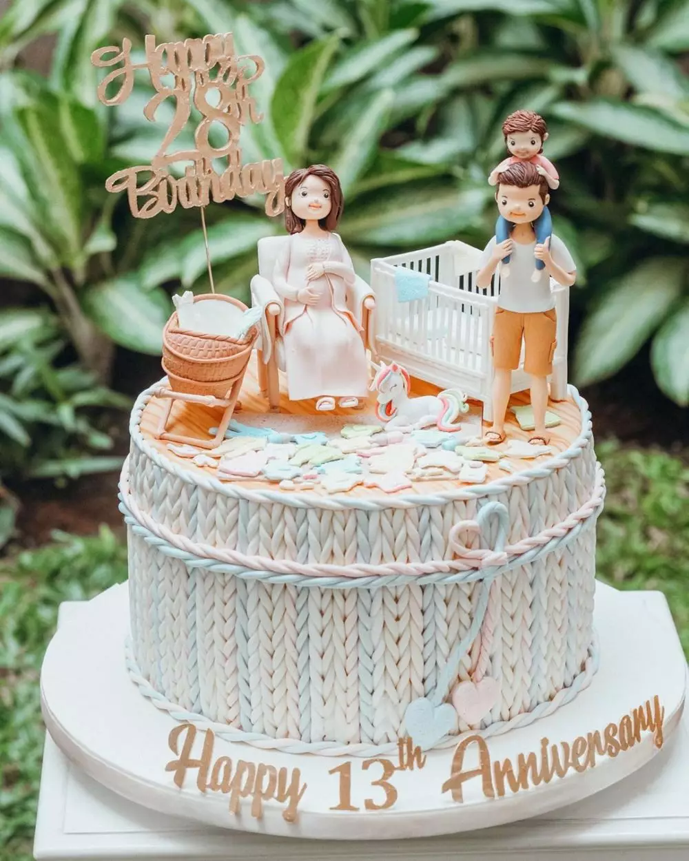 kue ultah keluarga Chelsea Olivi © 2021 brilio.net