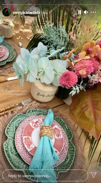 Momen baby shower Vannya Istarinda mantu Bakrie Instagram/@vannya.istarinda Momen baby shower Vannya Istarinda mantu Bakrie Instagram/@vannya.istarinda