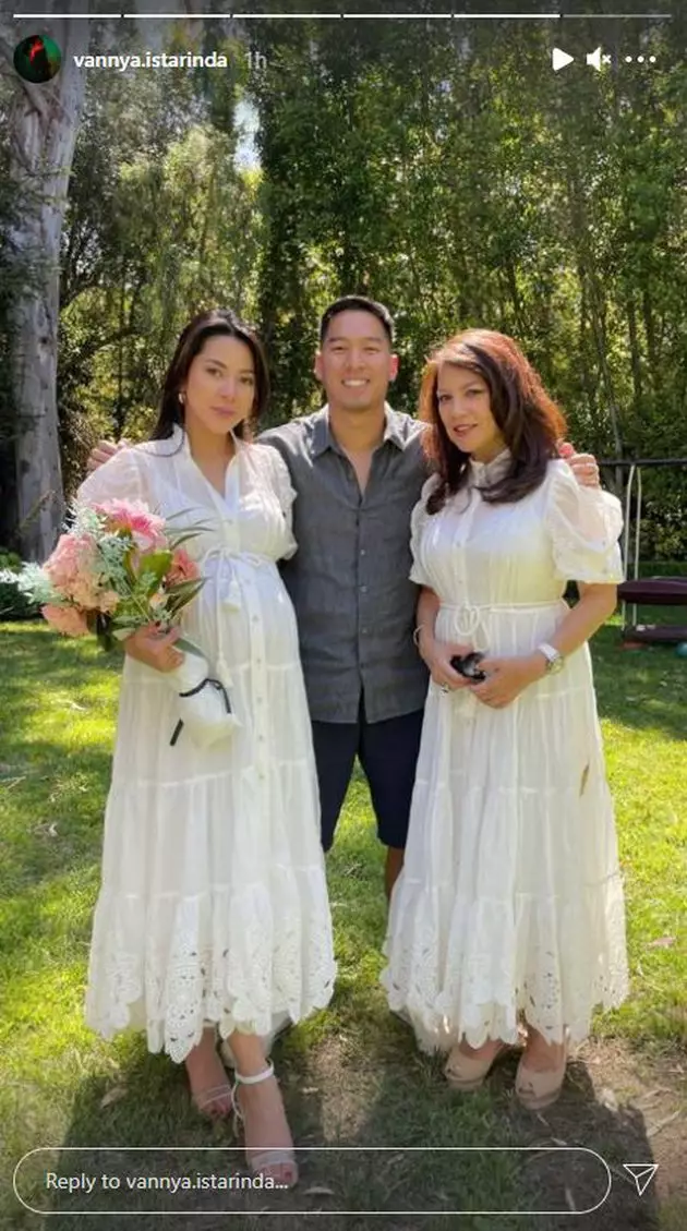 Momen baby shower Vannya Istarinda mantu Bakrie Instagram/@vannya.istarinda Momen baby shower Vannya Istarinda mantu Bakrie Instagram/@vannya.istarinda