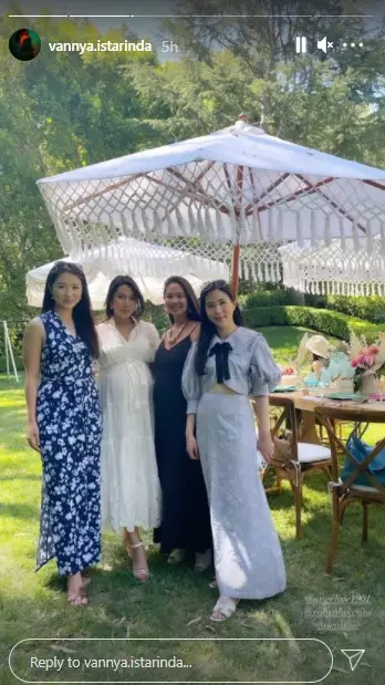 Momen baby shower Vannya Istarinda mantu Bakrie Instagram/@vannya.istarinda Momen baby shower Vannya Istarinda mantu Bakrie Instagram/@vannya.istarinda