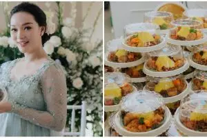 Potret hidangan tasyakuran kehamilan 7 seleb, Nagita bak di restoran