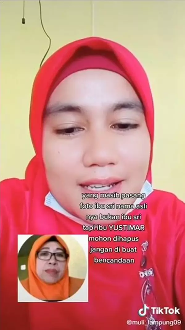 klarifikasi ibu sri viral © 2021 berbagai sumber