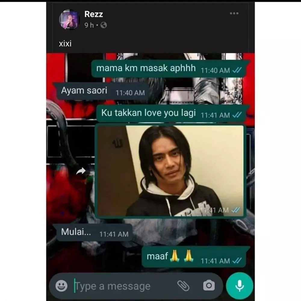 chat lucu ngerjain pacar © 2021 instagram.com