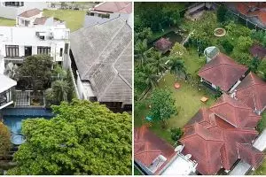 Potret rumah 9 penyanyi istri pengusaha, Momo Geisha ada danau buatan