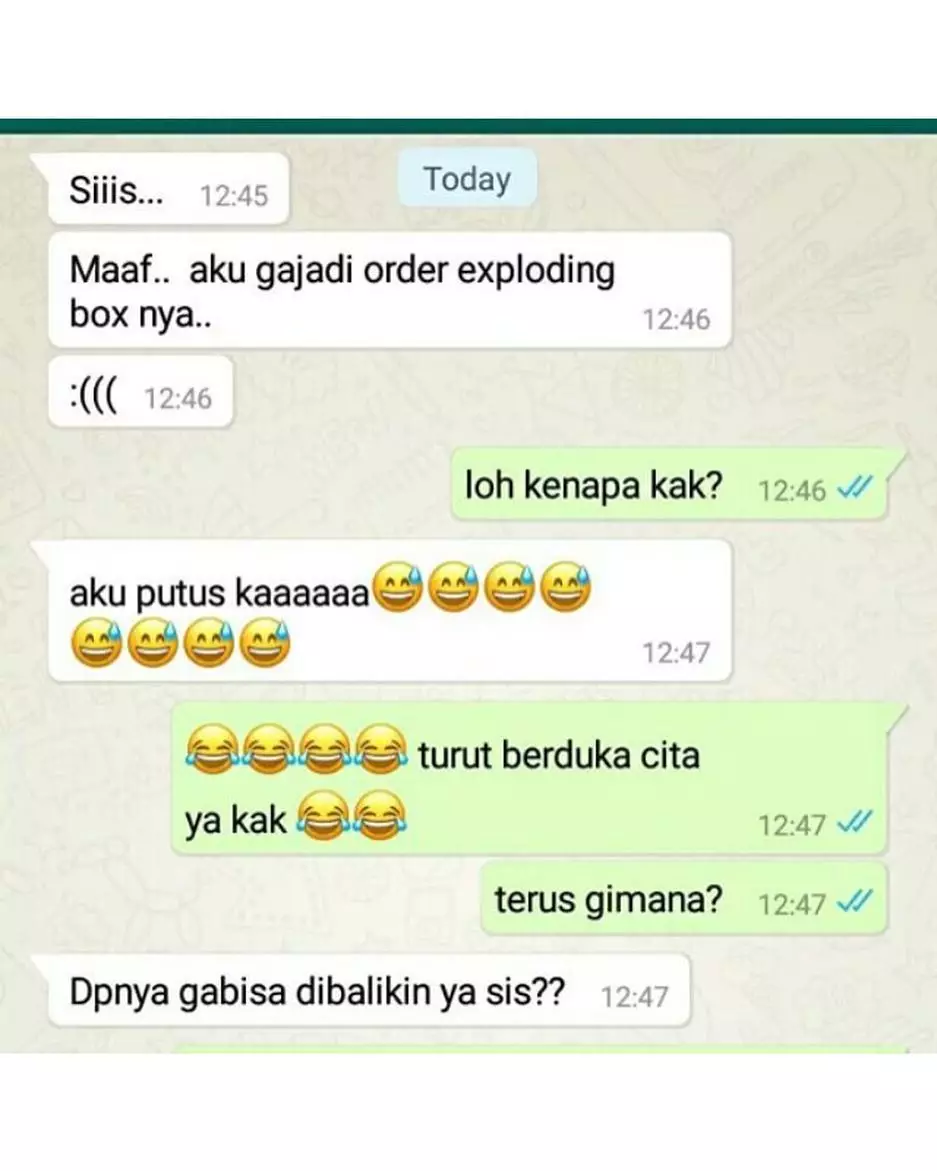 chat lucu penjual dan pembeli baper © 2021 instagram.com chat lucu penjual dan pembeli baper © 2021 instagram.com