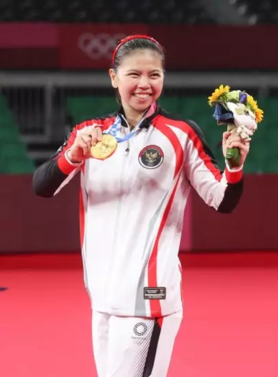 Greysia Polii lebih tegang tes PCR © Instagram/@greyspolii