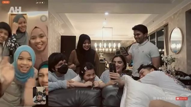 keluarga Aurel bertemu keluarga Atta © 2021 brilio.net