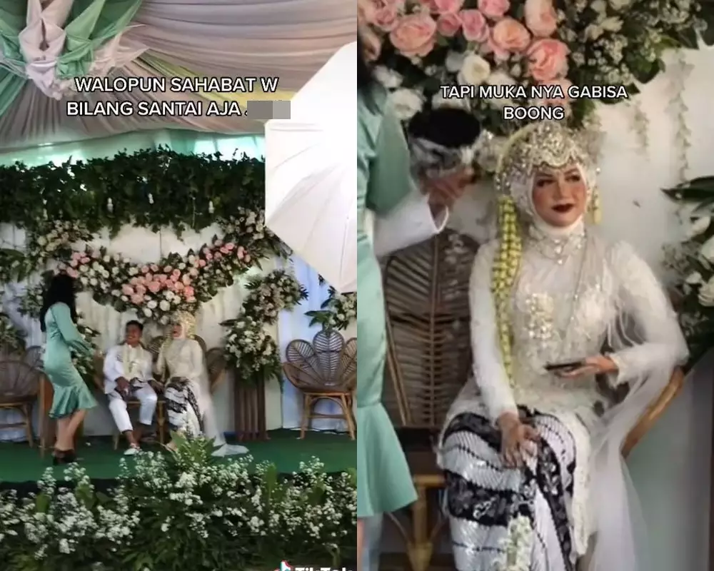 jadi bridesmaid di nikahan mantan © TikTok