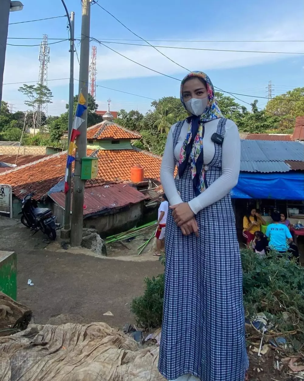 Bella Shofie renovasi musala © Instagram