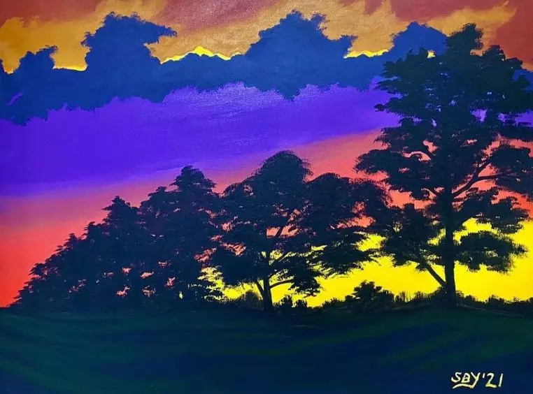 lukisan terbaru SBY © Twitter/@jansen_jsp lukisan terbaru SBY © Twitter/@jansen_jsp