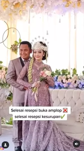 Pengantin kesurupan usai resepsi Instagram Pengantin kesurupan usai resepsi Instagram