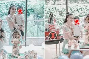 9 Potret momen ulang tahun Sandra Dewi ke-38, kuenya curi perhatian