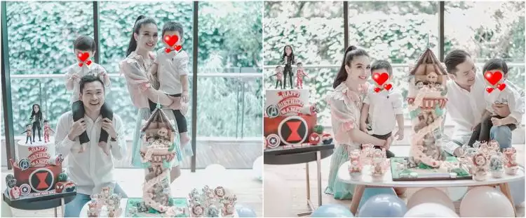 9 Potret momen ulang tahun Sandra Dewi ke-38, kuenya curi perhatian