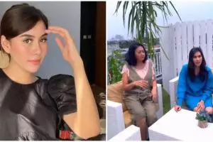 Potret rooftop 9 pesinetron cantik, milik Natalie Sarah ala Santorini