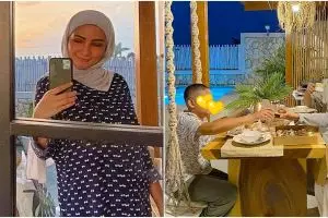 9 Potret rooftop rumah Natalie Sarah usai renovasi, bak Santorini