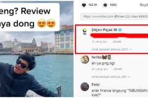 Tren 'Ganteng? Review saldonya dong', komentar Ditjen Pajak disorot