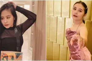 7 Gaya pemotretan Prilly Latuconsina dengan ular, sempat panik