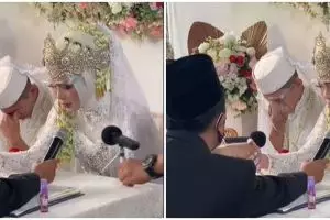 Ayah sudah tiada, momen pengantin izin diwalikan nikah ini bikin haru