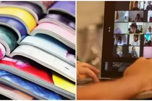 Unik, majalah sekolah ini berisi tangkapan layar saat kelas online