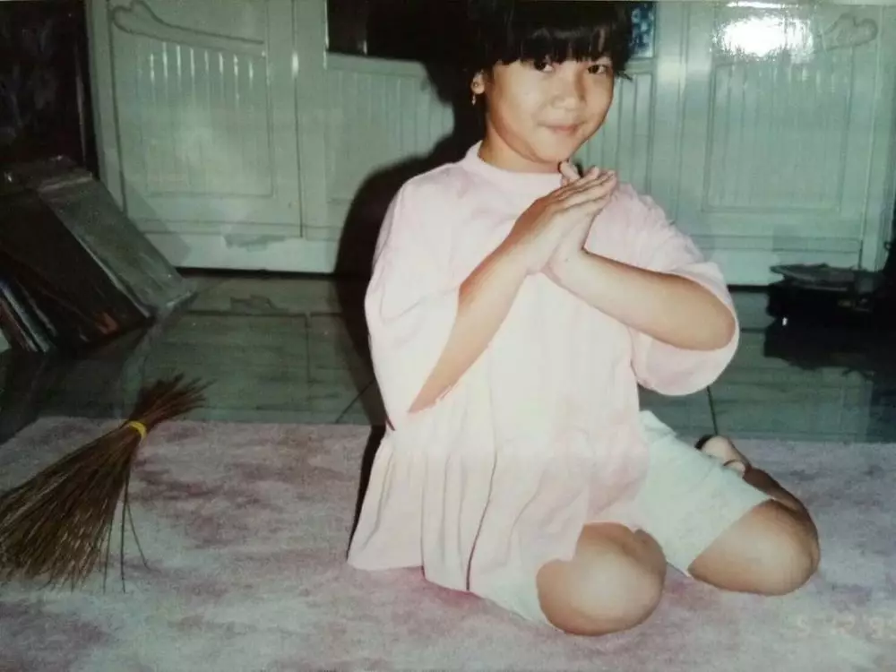 potret masa kecil penyanyi solo wanita © instagram