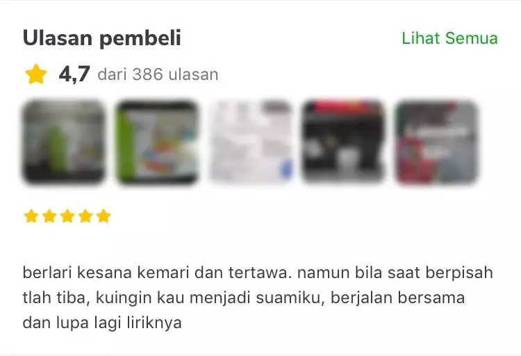 Testimoni produk nggak nyambung © Twitter Testimoni produk nggak nyambung © Twitter