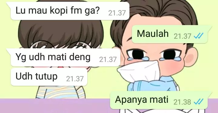 Chat ngeselin tapi lucu © berbagai sumber