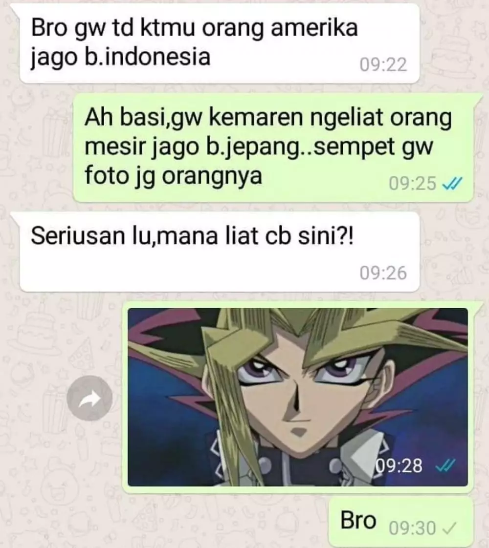 Chat ngeselin tapi lucu © berbagai sumber