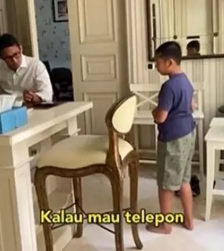 cara parenting Sandiaga Uno tuai pujian © Instagram/@sandiuno