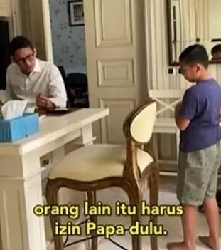 cara parenting Sandiaga Uno tuai pujian © Instagram/@sandiuno