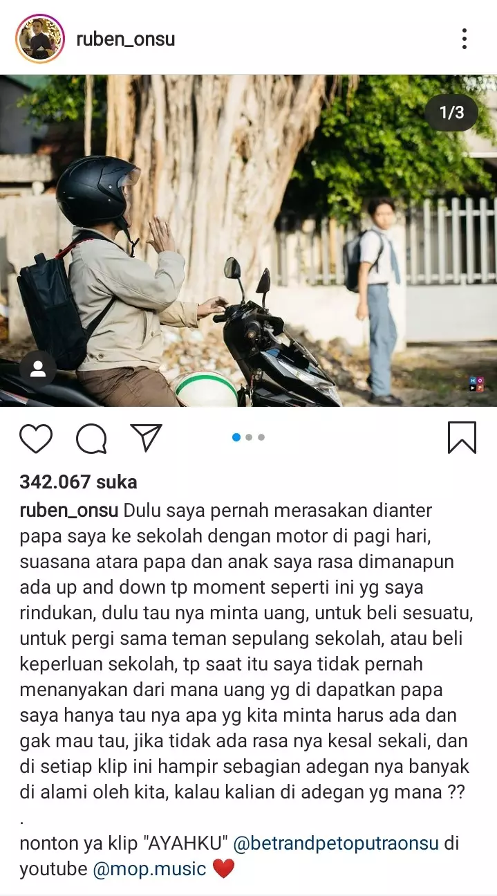 lagu baru betrand peto Instagram