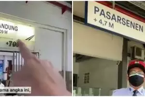 Ternyata ini fungsi angka di bawah papan nama stasiun