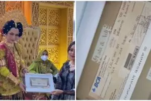 Aksi tamu undangan beri kado cek senilai Rp 30 juta, antimainstream